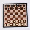 Portable Foldable 2-in-1 Chess & Checkers Set for Students