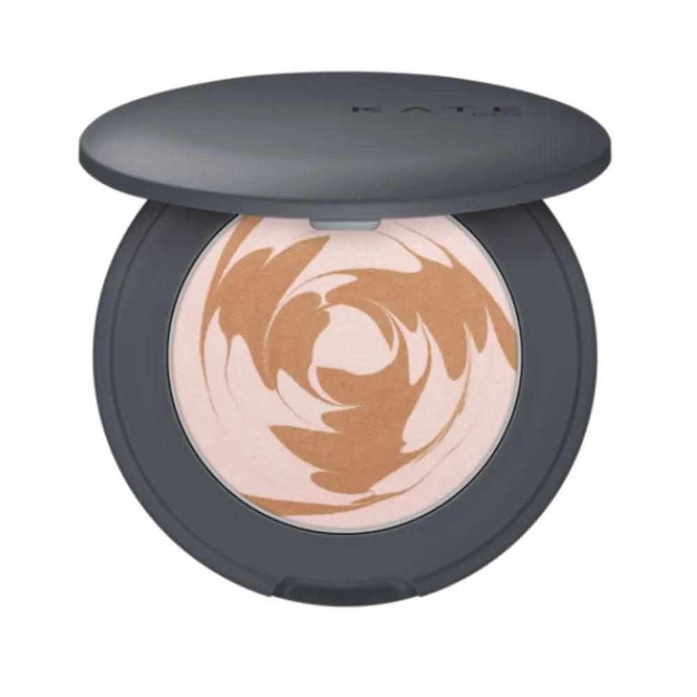 Kate Cafe Swatched Matte Cheek Blusher OR-1 Ginger Latte