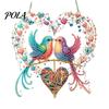 Artistic Hanging Ornament Flower Print Sun Catcher, Acrylic Colorful Owl Hummingbird Dragonfly Suncatcher, Suncatcher Ornament, Home Window