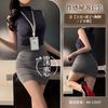 Sexy Lingerie Female Secretary Cosplay Uniform Stewardess Professional Hip Skirt Passion Nightclub Flirting Suit