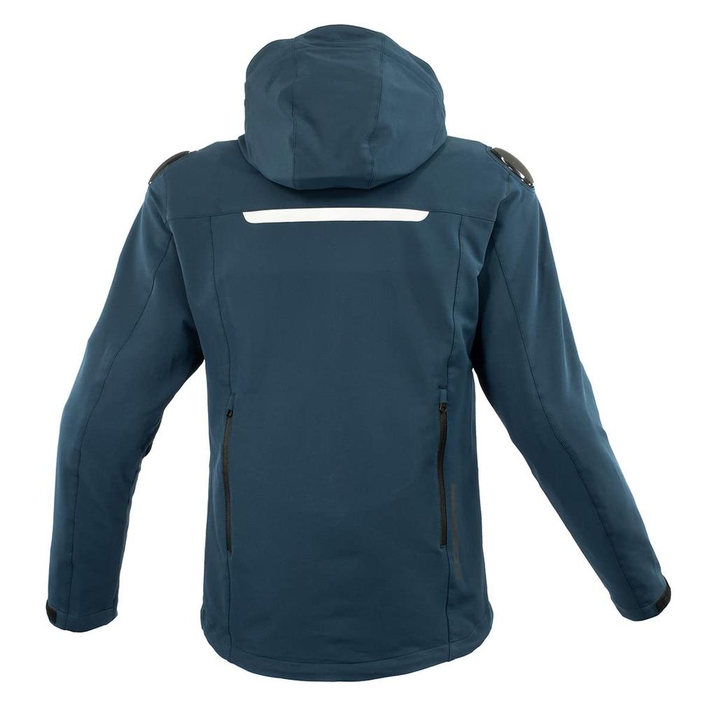 Jaqueta de Motocicleta Alta Proteção Cool Dry Parka Marinho 2XL [KOMINE] JK-163 07-163 Masculina