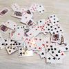 Tragbare Mini-Spielkarten Pokerchips Klare Spielkarte für Familienspiel Party Spoof Spaß Streich Requisiten Haus Studium Pub Zubehör