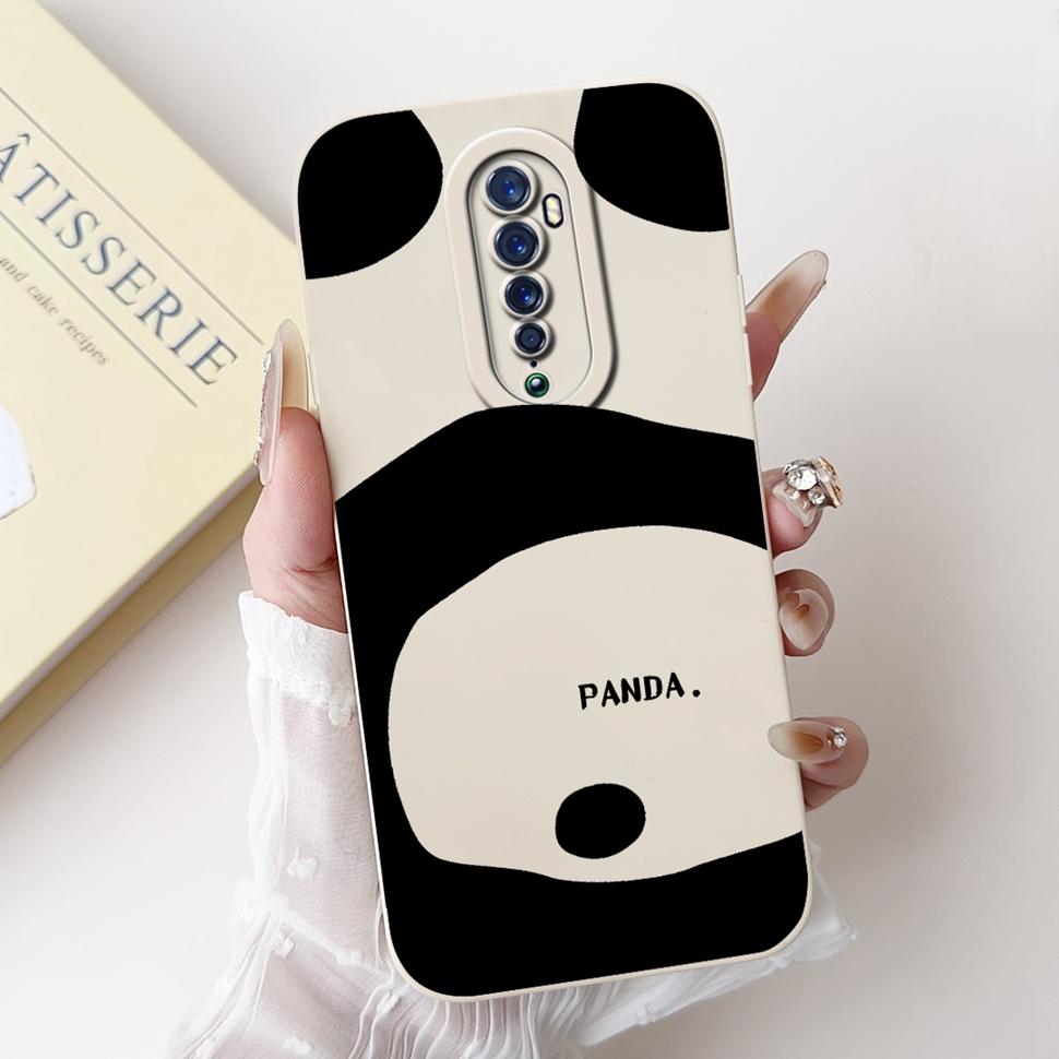 For Oppo Reno 2 2F Case Cute Rabbit Painted Cover Soft Silicone TPU Phone Cases For Oppo Reno2 F Reno 2F Back Cover Funda