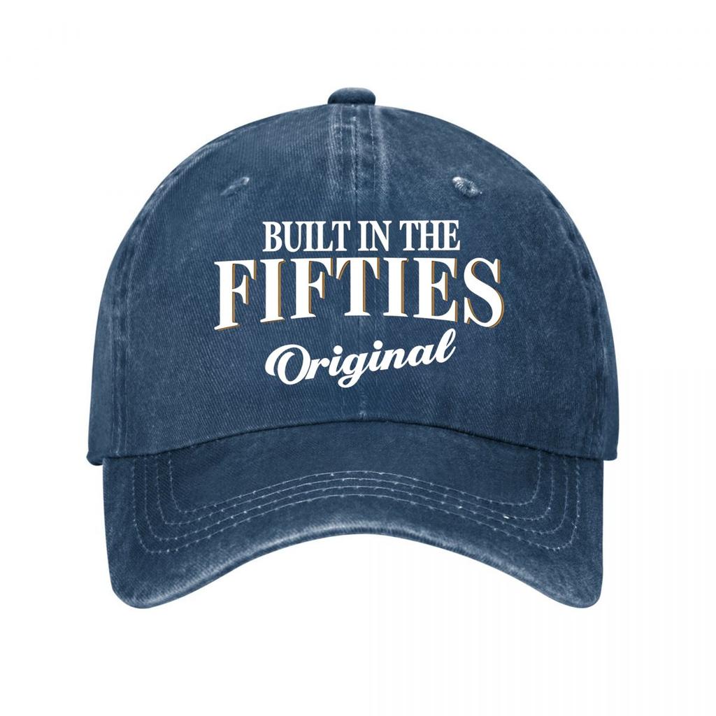Vintage Built In The Fifties Original Multiple Colors New Vintage Washed Cotton Baseball Cap Parent Kids Sun Hats