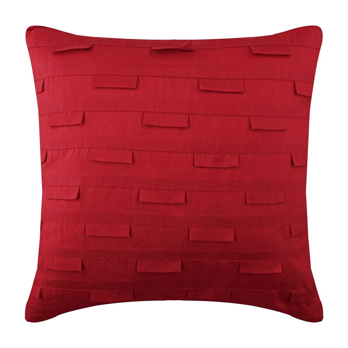 

Стул HomeCentric Deep Red Pillow Shams Защипы Текстурированные Pillow Shams Pillow Sham Шелковые подушки Shams Pillow Shams Однотонные — Deep Red Oceane