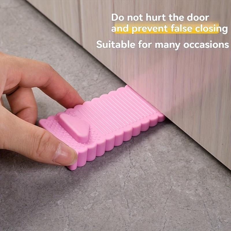 Windproof Door Wedge, No-Drill Creative Door Stopper, Household Safety Door Wedge, Anti-Pinch Design, Ideal for Home Security, Door Safety Device