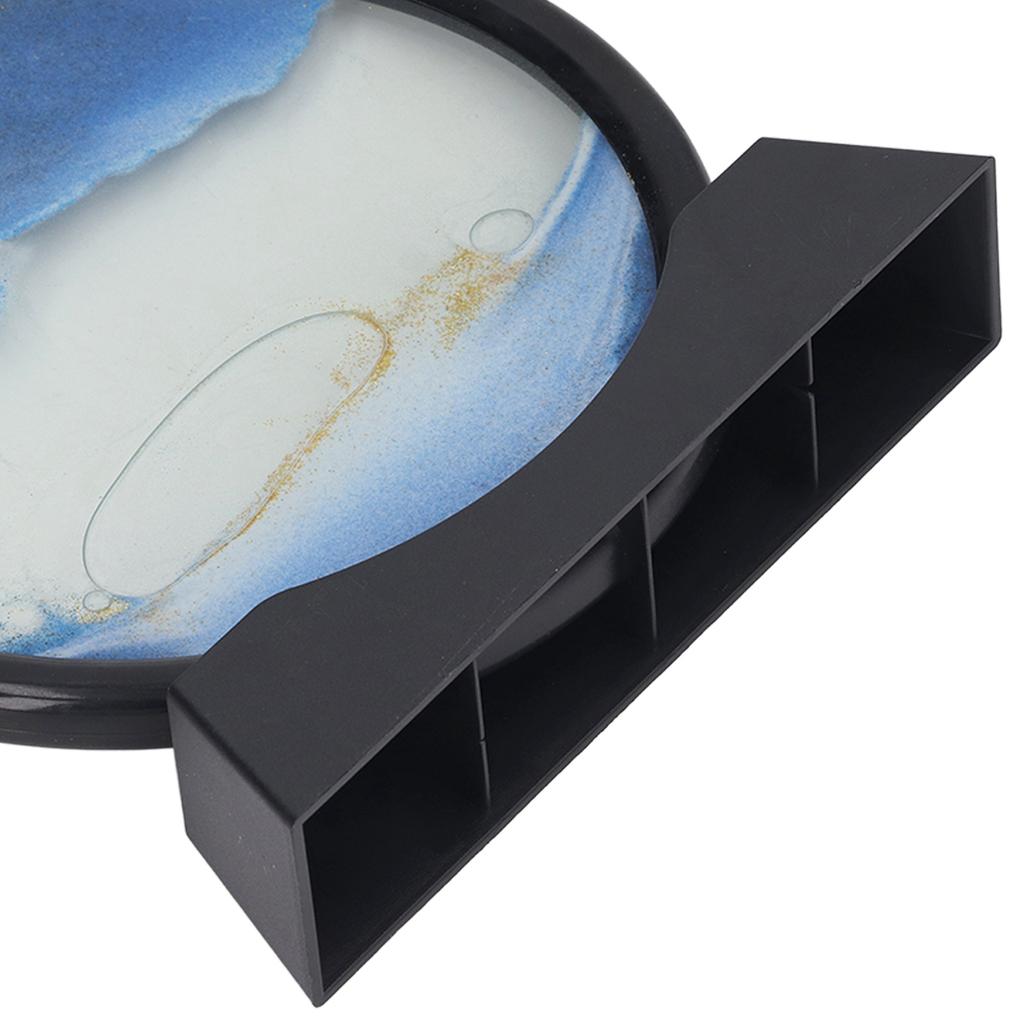 7 Zoll bewegtes Sandbild Entspannende Dekoration 3D Treibsandbild Dekoration für Zuhause Schreibtisch Büro Blau