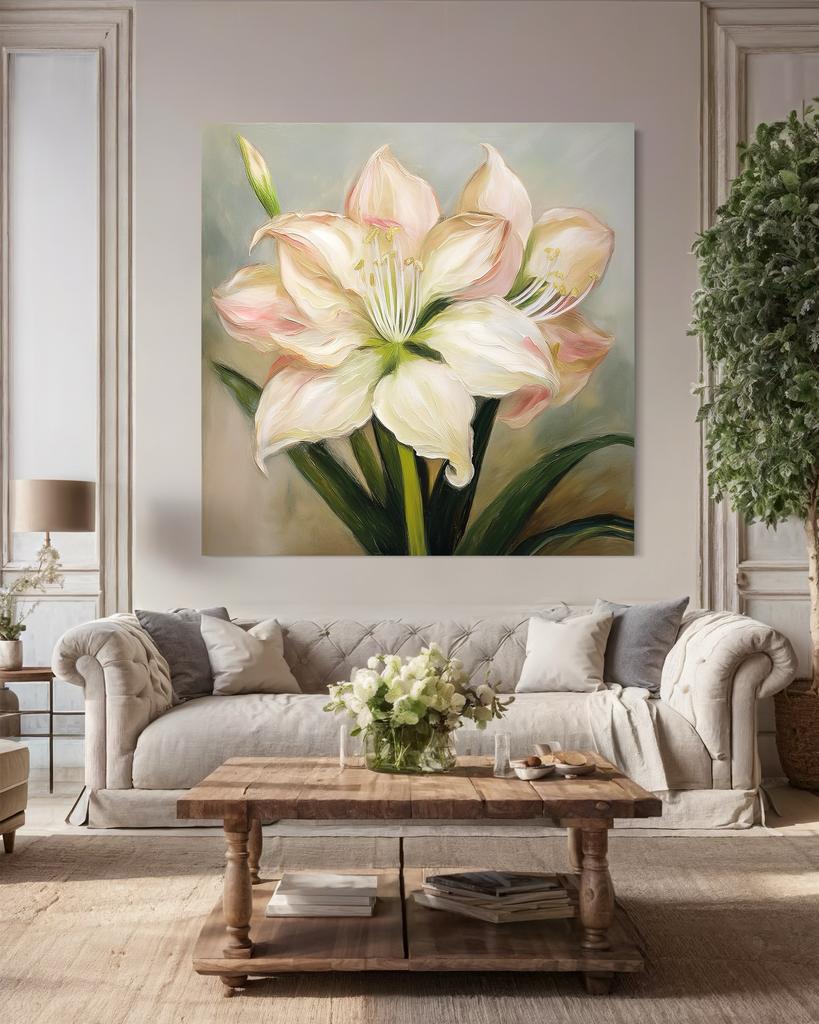 Canvas Print, Flower Lily