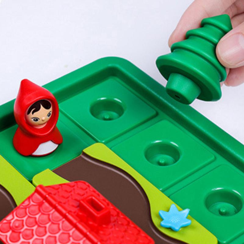 Little Red Riding Hood Smart Hide&Seek Board Games With Solution Skill-Building Puzzle Logic Game Training Toy Children Gift