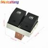 Car Glass Lifter Electric Switch Button Door Window Glass Switch Car Accessories For VW POLO 9N 01-09 OEM: 6Q0959858 Pushbutton Switches 3