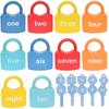 Number Matching Number Lock Key Toys Math Count Learning Number Toy  For Toddler