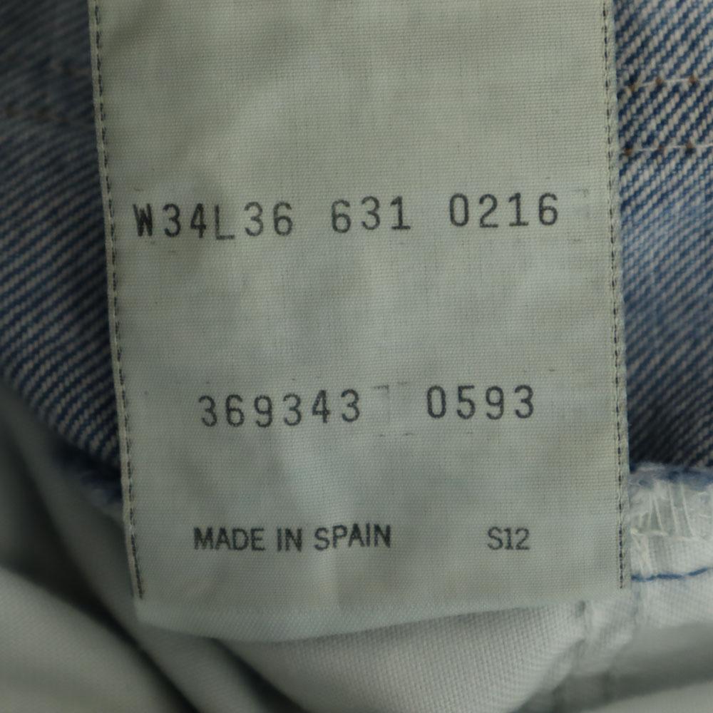 Levi's 93'S90s Made in Spain Euro Levi's Denim pants W34 Blue jeans Men's Used