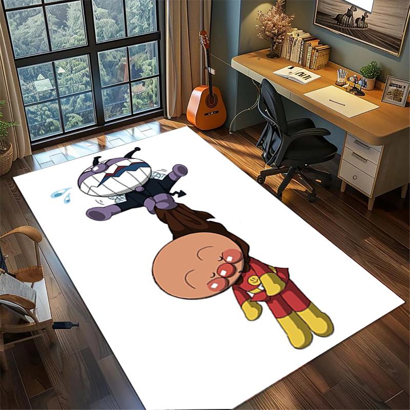 

Bread Superman Decor Rug Large Area Non Slip Washable Floor Mat Carpet Bedroom Gamer Room 60x90cm