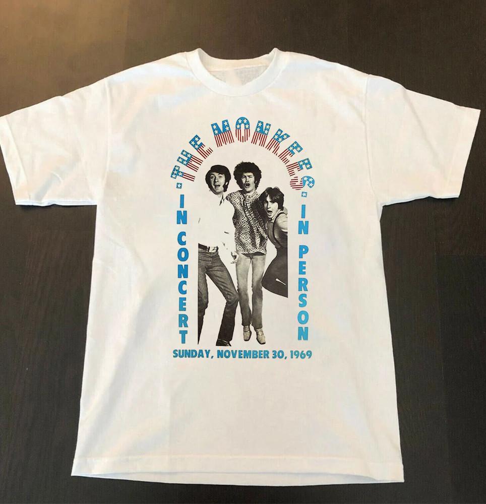 The Monkees band In Concert In Person Unisex T-Shirt All S To 5XL Unisex T-Shirt L
