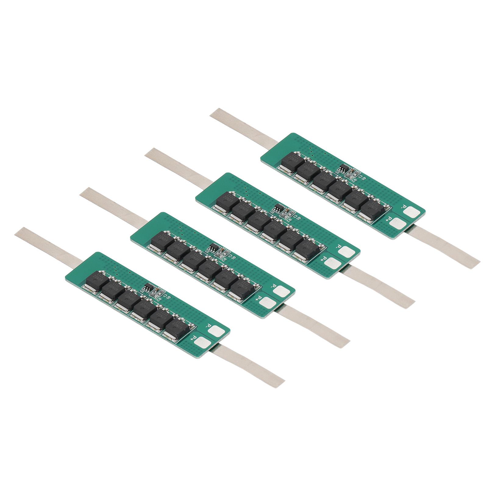 

4PCS 3.7V 15A Lithium Battery Protection Board Overcharge Discharge Protection Board for Solar Lamp