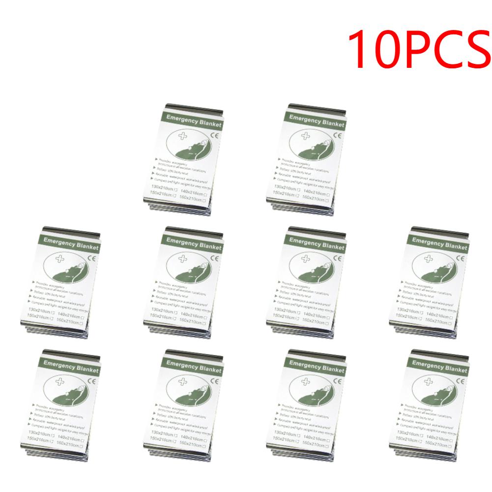 5-30PCS Emergency Blanket Outdoor Survive First Aid Rescue Kit Windproof Waterproof Foil Thermal Blanket for Camping