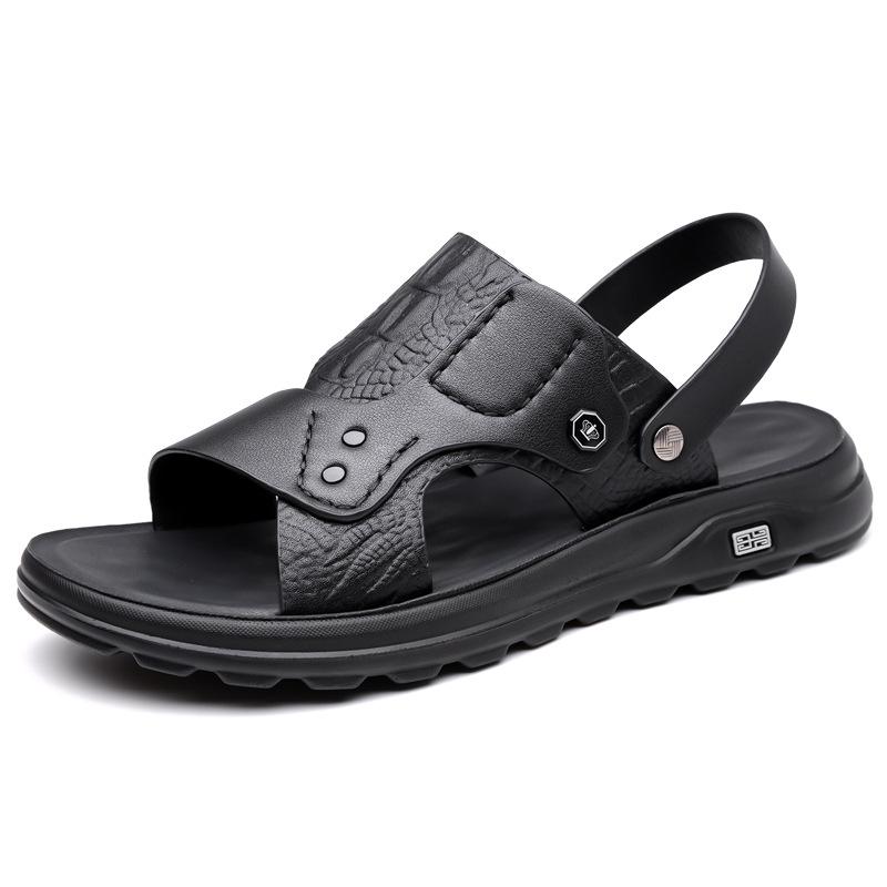 Summer new men's sandals men's trendy large size beach shoes fashion cool slippers men's shoes
