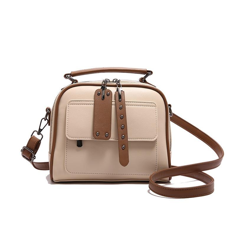 Handbag bag Women's messenger bag Fashion versatile high-end niche design Multi-layer practical women's bag tide