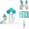Hatsune Miku White Rabbit Girl Silky Cosplay Costume For Anime Stage Performance