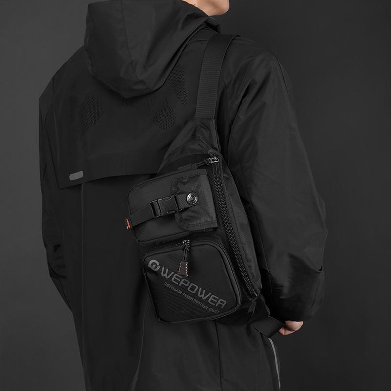 Waterproof Portable Men's Waist Bag Outdoor Sports Multi-functional Chest Bag Travel Shoulder Bag Crossbody Sling Bags