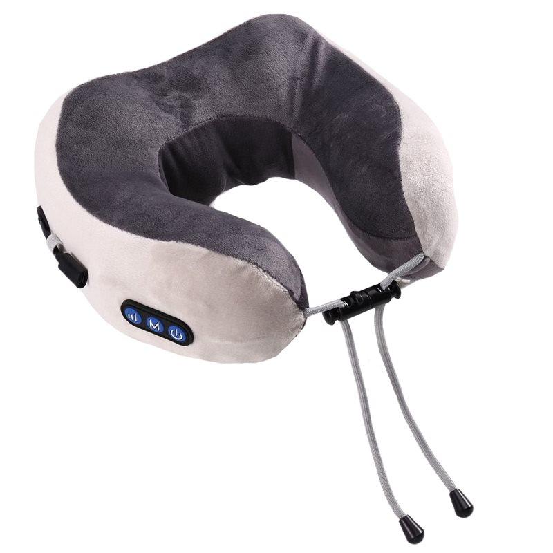 Premium-Portable U-Shaped Neck Massager Electric Pillow Usb Rechargeable Car Travel Massage Pillow