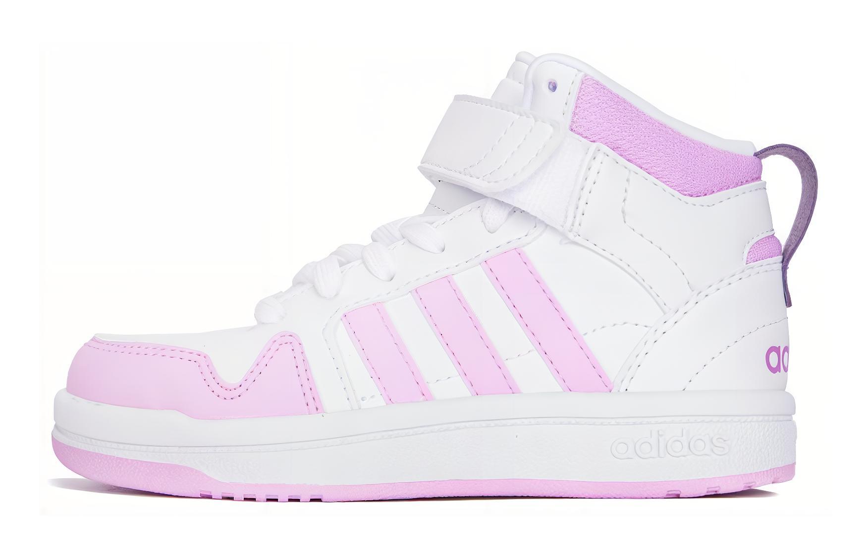 Adidas Neo Postmove Mid K Comfortable Cushioning Abrasion Resistant Breathable Mid top Kids  Skateboarding Shoes HQ4240 38
