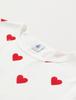 Petit Bateau Printed Long Sleeve Pajamas for Women A00J701 LARGE Red Heart PB63 PB600