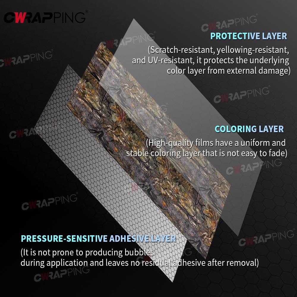 Car Sticker Vinyl for Motorcycle Grass Leaf Texture Car Film Covering Auto Outdoor Accessories Wrap Adhesive Decals Wrapping