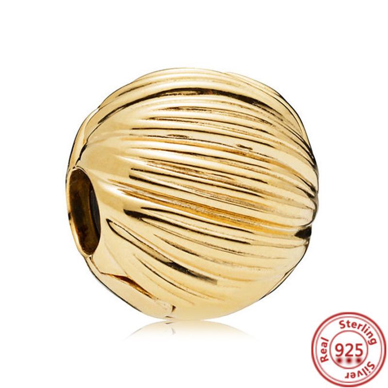 925 Sterling Copper Colorful Zircon Month Star Sign Zodiac Pendant Golden Beads Fit Original Pantaro Charms Bracelet DIY Zircon