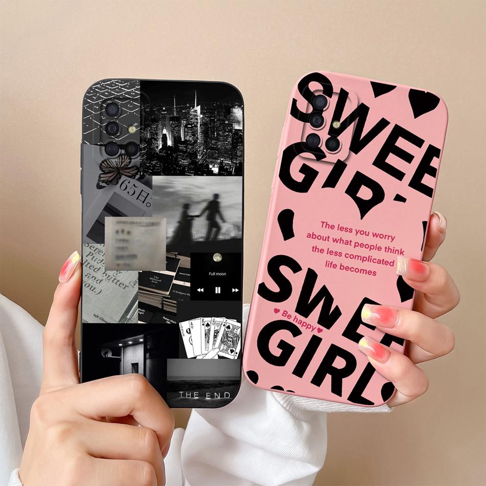 For Samsung Galaxy A51 A71 A31 Phone Case Cartoon Full Protection Cases For Samsung A 51 71 31 Soft Liqiud Silicone Back Cover