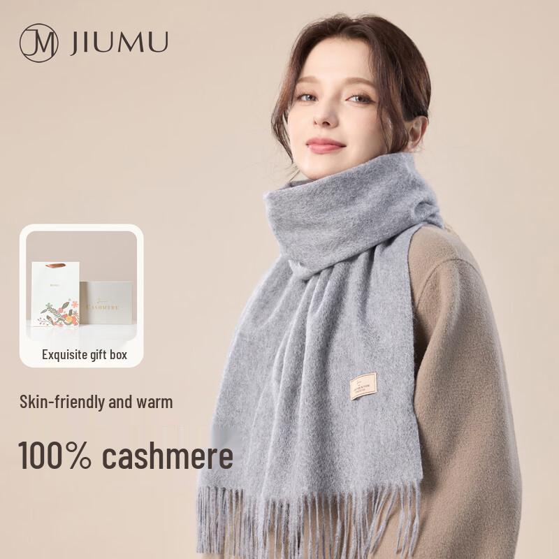 JIUMU 100% Cashmere Women's Winter Scarf & Shawl