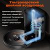 Robot Vacuum Cleaner ABIR K30,Auto-empty Dock,UV Spot Cleaning,6500PA Suction,Multi-floor Map,Customized Wet Dry Room Cleaning