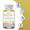 Omega-3 2150 mg Nahrungsergänzungsmittel, mit 1125 mg EPA und 875 mg DHA, 120 Weichkapseln pro Flasche
