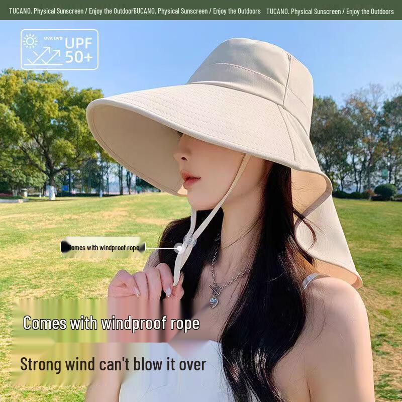 TUCANO Women s Large Brim Sun Protection Bucket Hat