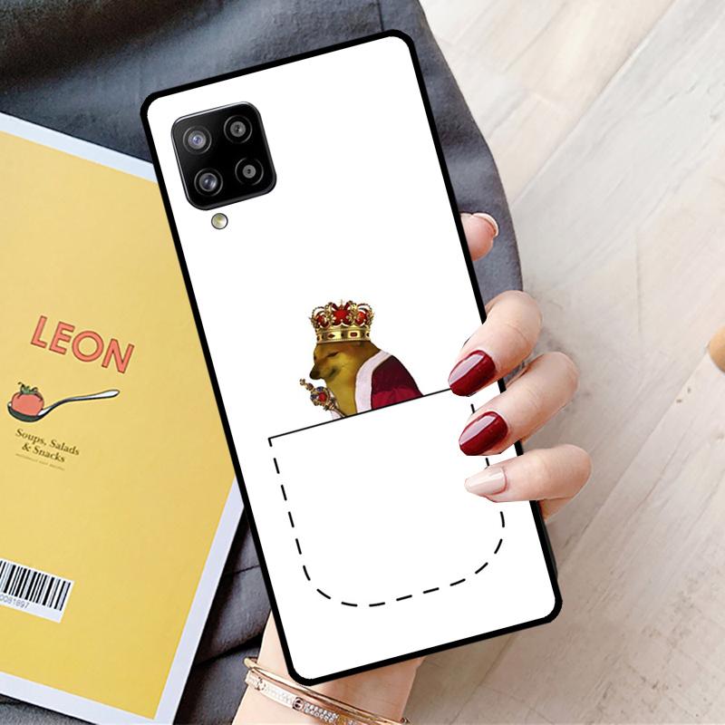 Cheems Doge For Samsung Galaxy A15 A35 A55 A36 A56 A26 A16 A22 A32 A52 A54 A34 A53 A33 A13 A06 A05 Case