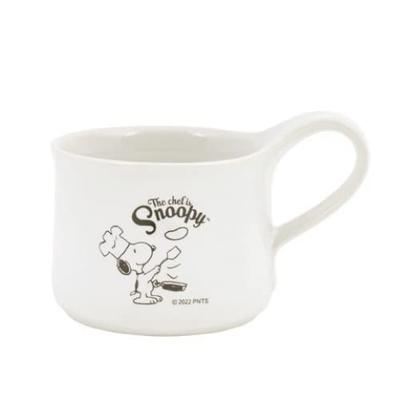 Cafe Mug S WH Chef Snoopy