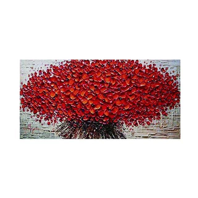 

Скандинавські абстрактні сині червоні квіти Картини на полотні Пейзажі Плакати та принти Настінні картини для декору вітальні без рамки 50*100cm