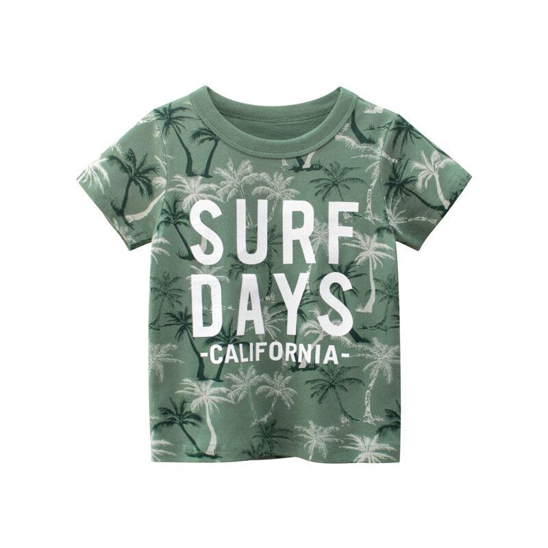 Children s T-shirt short sleeve fashionable children s clothing 100