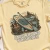 Paddleboard T-Shirt, Vintage SUP Lover Tee with Nature Scene