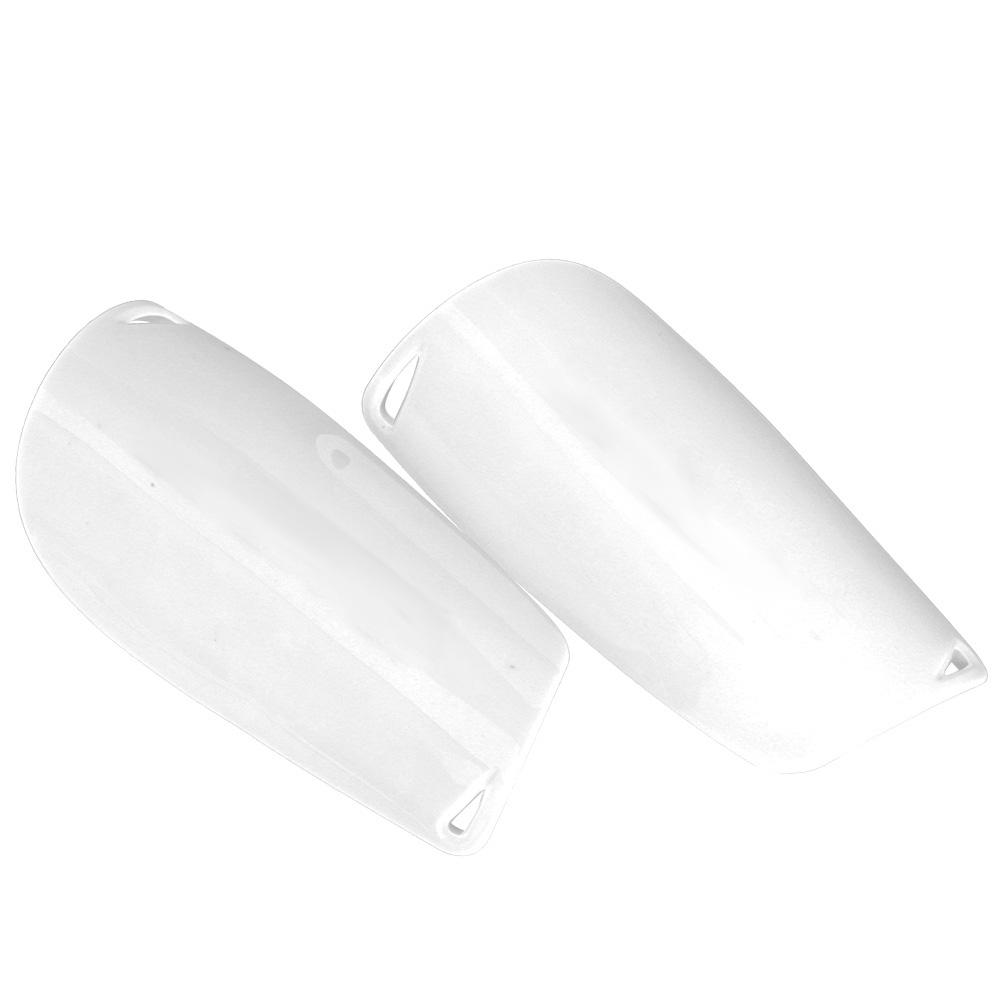 

1 пара для взрослых и детей, футбольные спортивные щитки для голени, защита для ног, белые, M