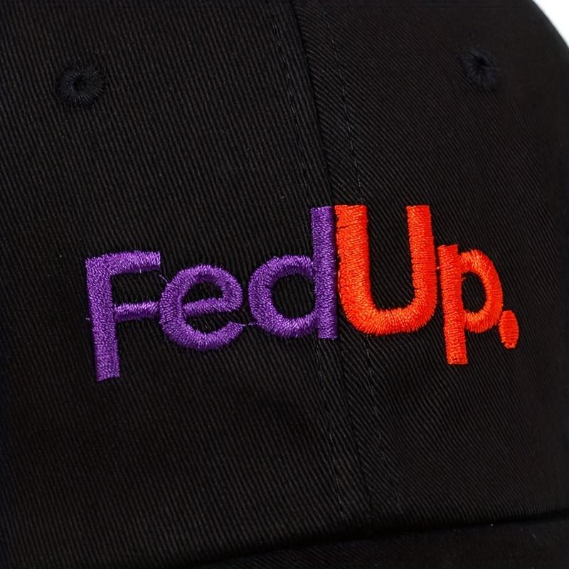 FEDUP Letter Embroidery Baseball Cap For Men Women Cotton Snapback Caps summer outdoor sun Hat Dad Hats Casquette sports  Caps
