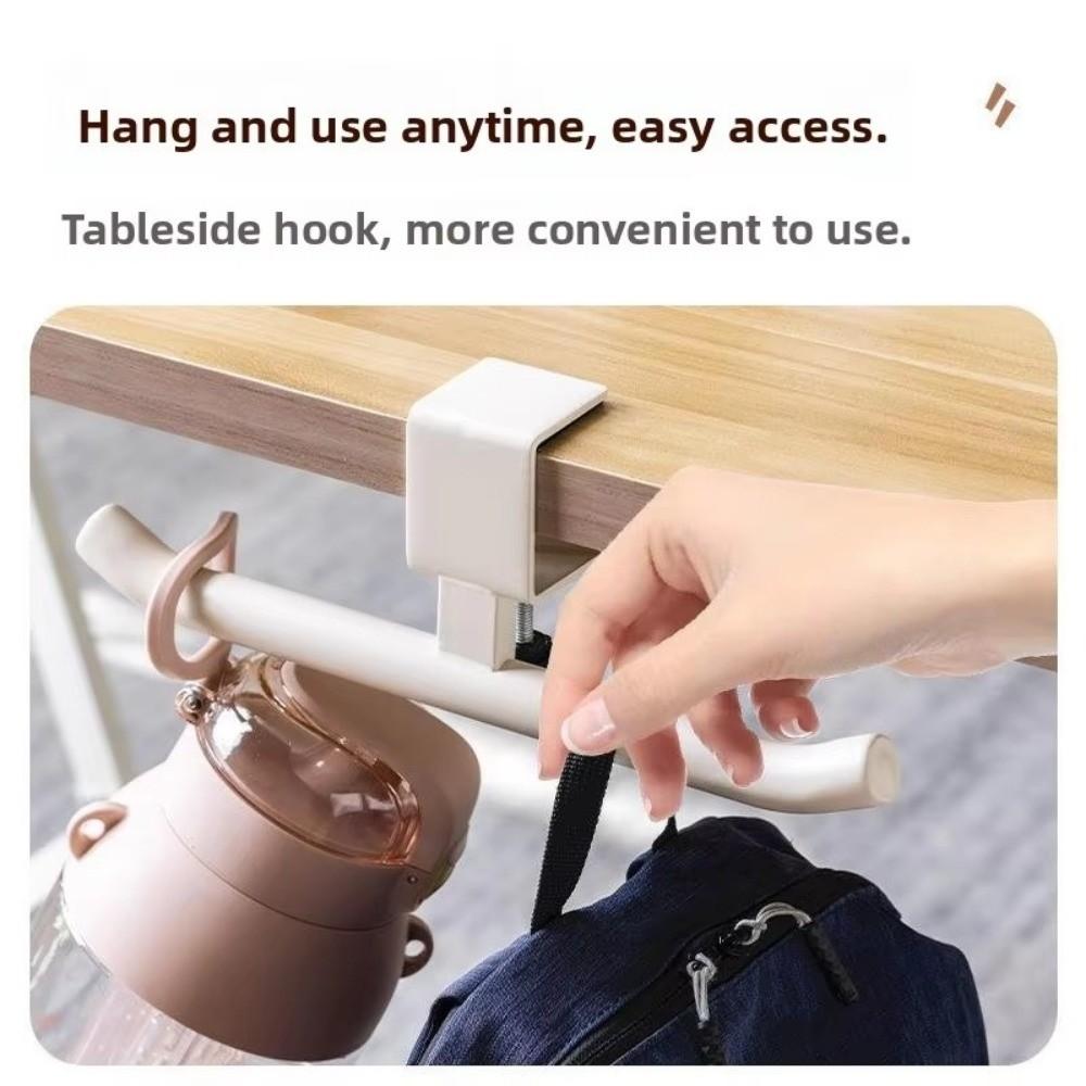 Durable Desk Bag Hook Hanging Desk Side Hook Universal Schoolbag Hook  Office Desktop
