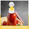 10Pcs Durable Pointed Spout Caps Versatile Lids Reusable Replacement Bottle Tops Sports Drink Covers Soda Jar Sealing