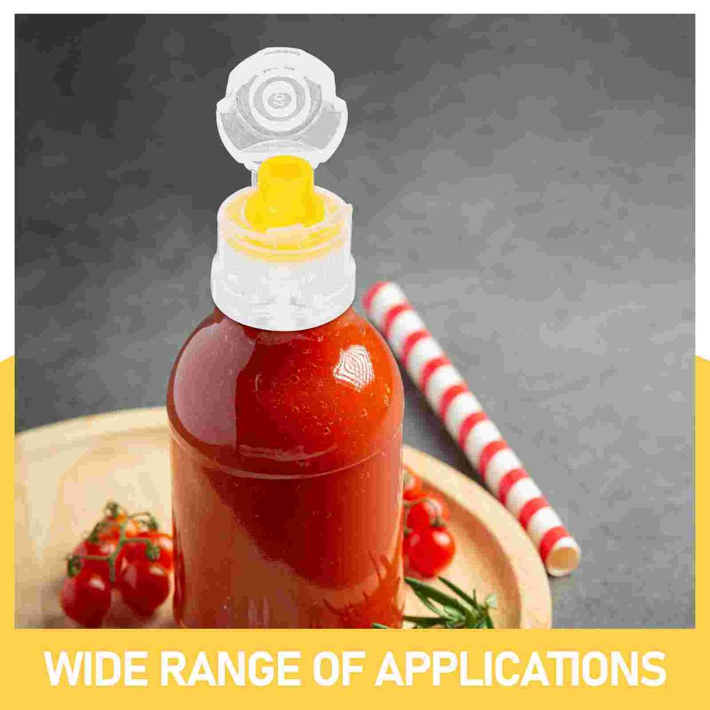 10Pcs Durable Pointed Spout Caps Versatile Lids Reusable Replacement Bottle Tops Sports Drink Covers Soda Jar Sealing