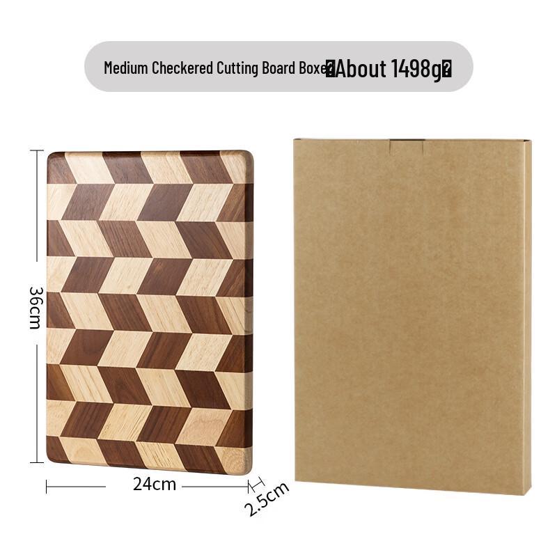 Acacia Wood Checkerboard Cutting Board