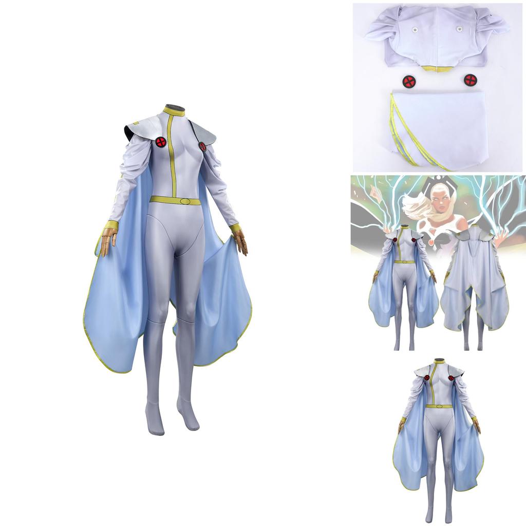 Xmen97 Storm Cosplay Costume Full Set Unisex Fantasy Streetwear Polyester Blend