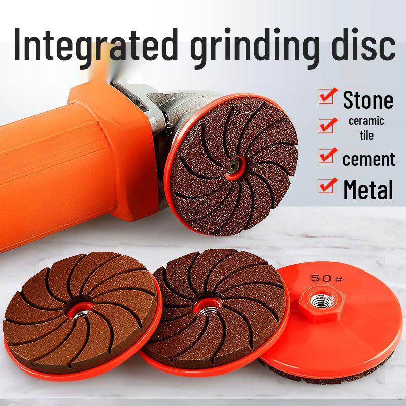 Integrated Grinding Disc for Tile, Marble, Cement & Metal Polishing with Angle Grinder