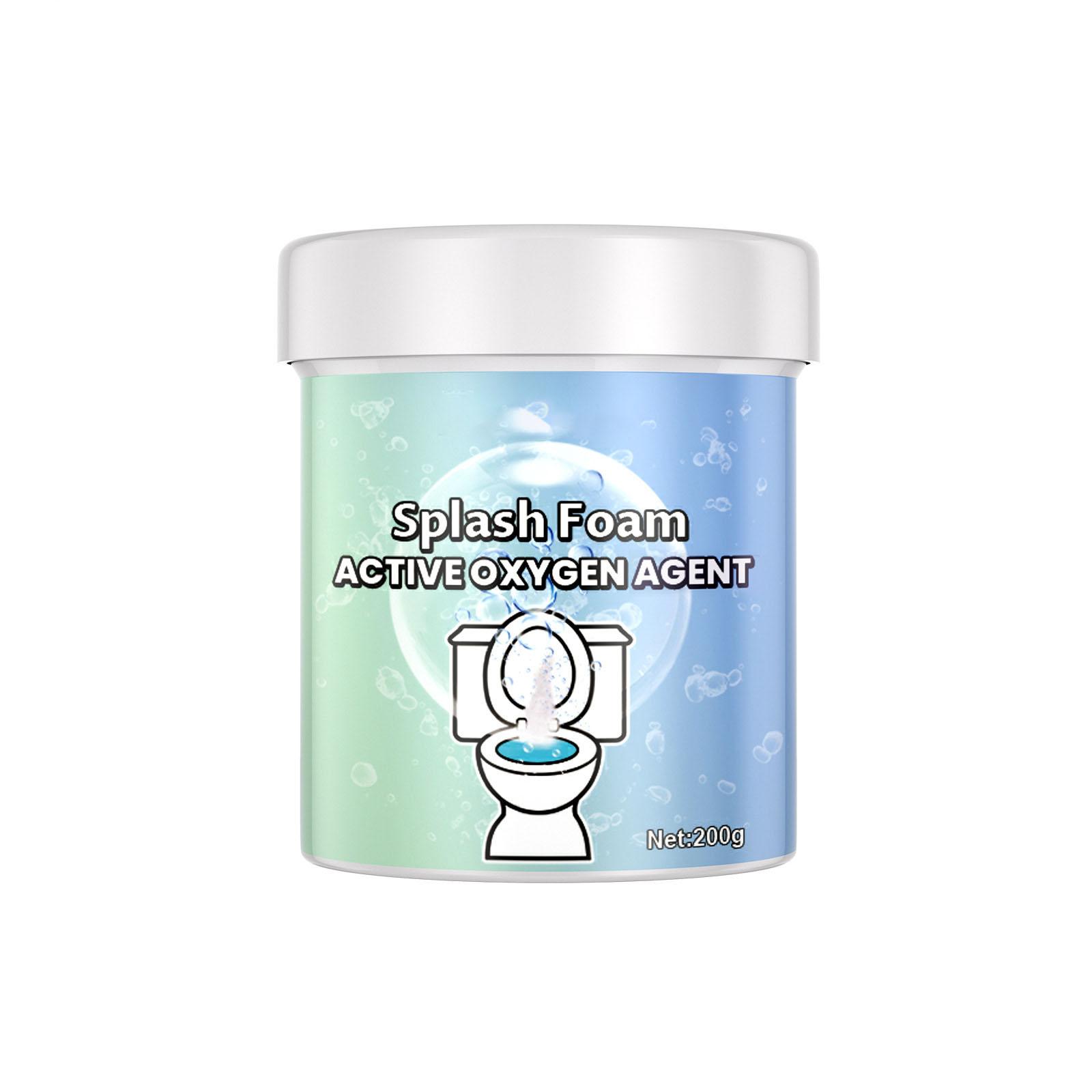 

Чистящее средство для унитаза для ежедневной очистки внутренней стенки унитаза от стойких пятен и накипи для устранения запаха пенящийся чистящий порошок 100 г One Size