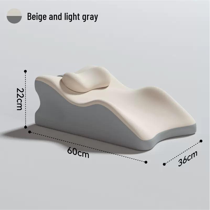 Gesicht nach unten Memory-Schaum Kopfstütze & Beinerhöhung Kissen Set