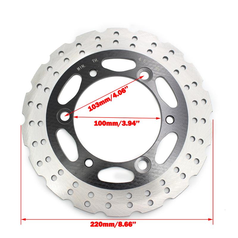 290 220mm Motorcycle Front Rear Brake Disc Rotor For Kawasaki  Z250 SL Ninja 250 EX250 Z300 ABS 300cc NINJA 300 EX300 2013-2018